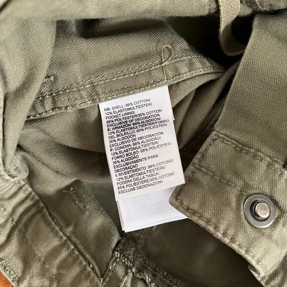 The North Face Green Womens Cotton Twill Shorts US 6 - Picture 4 of 4